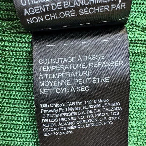 WHBM White House black market braided halter top green knit size S - Picture 10 of 13